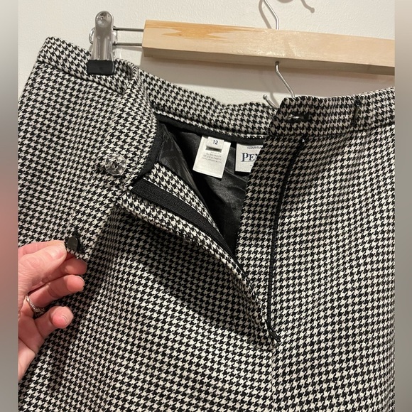 Vintage Pendleton 100% Virgin Wool Houndstooth Pants excellent size 12 - Picture 2 of 9